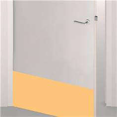 Plaque de protection de bas de porte en PVC antibactérien - Haut 200 x Long 930 mm