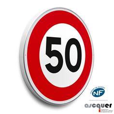 Panneau Limitation de vitesse 50 km/h - B14