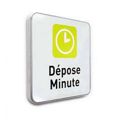 Panneau Dépose minute