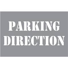 Pochoir Parking  Direction H 600 x L 900 mm
