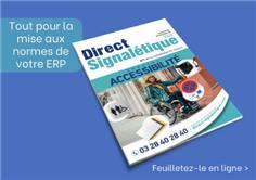 Couverture Catalogue Accessibilité Direct Signalétique 2022