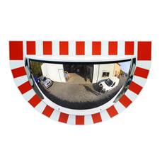 Demi-miroir panoramique pour industries et voies privées - vision à 180°