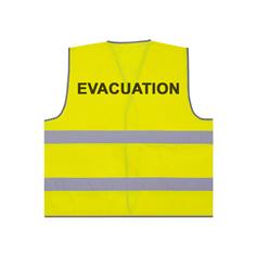 Gilet de signalisation haute visibilité - 2 bandes - Gamme éco - Evacuation