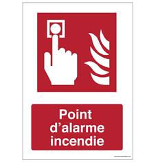 Signalisation F005 - Point d´alarme incendie - ISO 7010