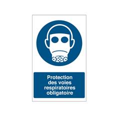 Signalétique M017 - Protection des voies respiratoires obligatoire - ISO EN 7010