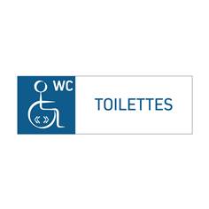 Panneau Toilettes pour handicapés 2 sens de transfert