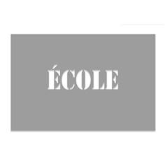 Pochoir Ecole - H 600 x L 900 mm