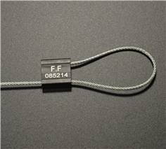 Scellés à câble métallique - l´unité Dimension L2.5 mm x Long 250 mm