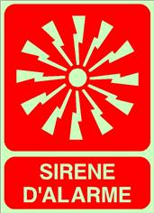 Sirène d´alarme - STF 3913S photoluminescent Classe A