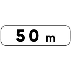Panneau de distance M1 pour panneaux routiers