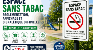 Espace sans tabac : réglementation et signalétique officielle